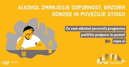 Prispevek duševne stiske in alkohol